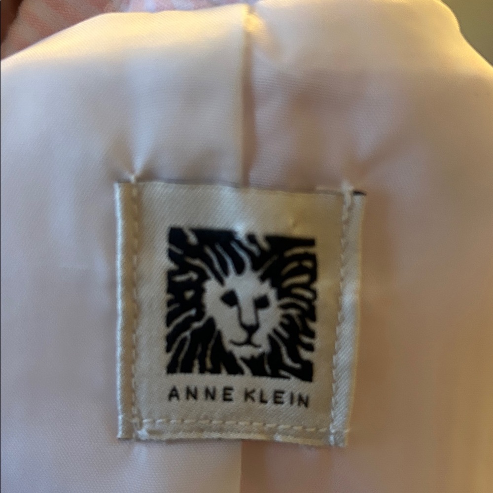 Anne Klein Pink Seersucker Blazer - Picture 2 of 10